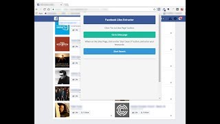 Facebook Like Extractor - install in any browser as bookmarks screenshot 2