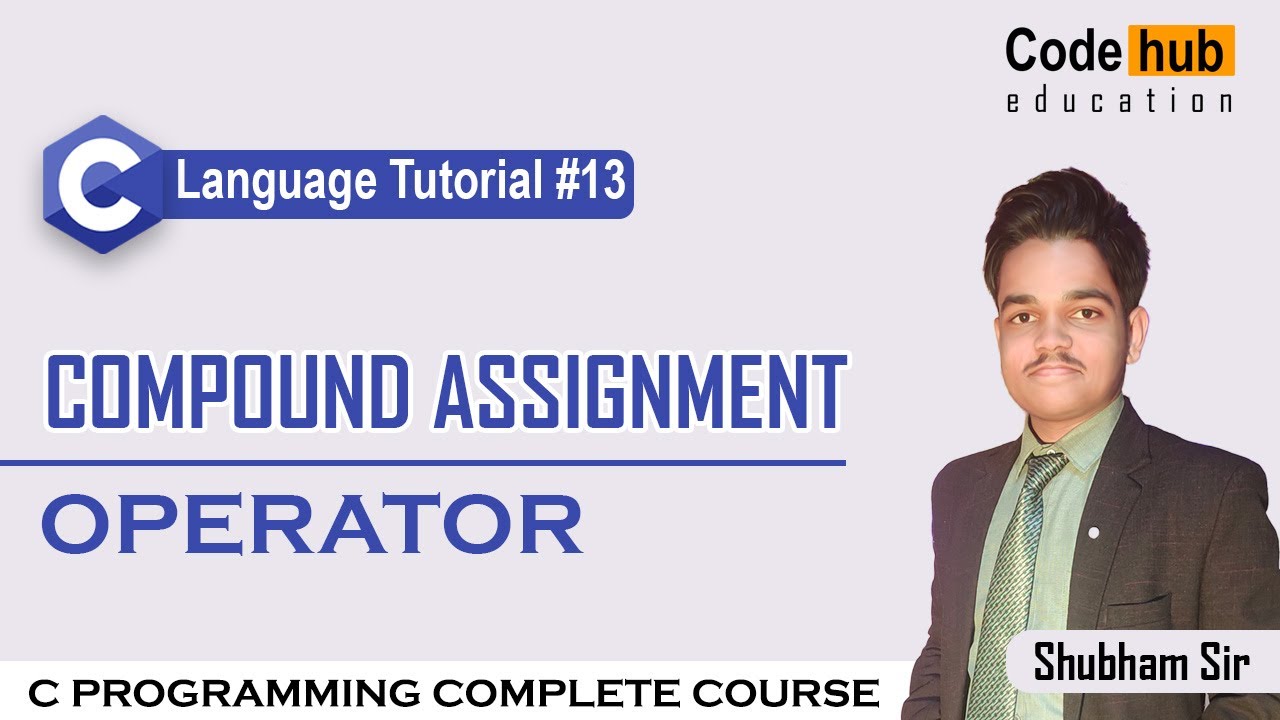 compound assignment operator in c language