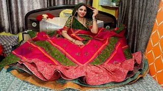 डेली यूज के लिए लहँगा ओढ़नी न्यू कलेक्शन॥राजस्थानी पोशाक🛍️MAYA MEENA POSHAK 