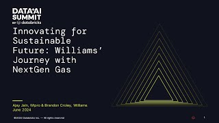 Sponsored by: Wipro | Innovating for Sustainable Future: Williams' Journey with NextGen Gas