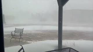 Blowing Snow and Poor Visibility as Blizzard Conditions Sweep Colorado
