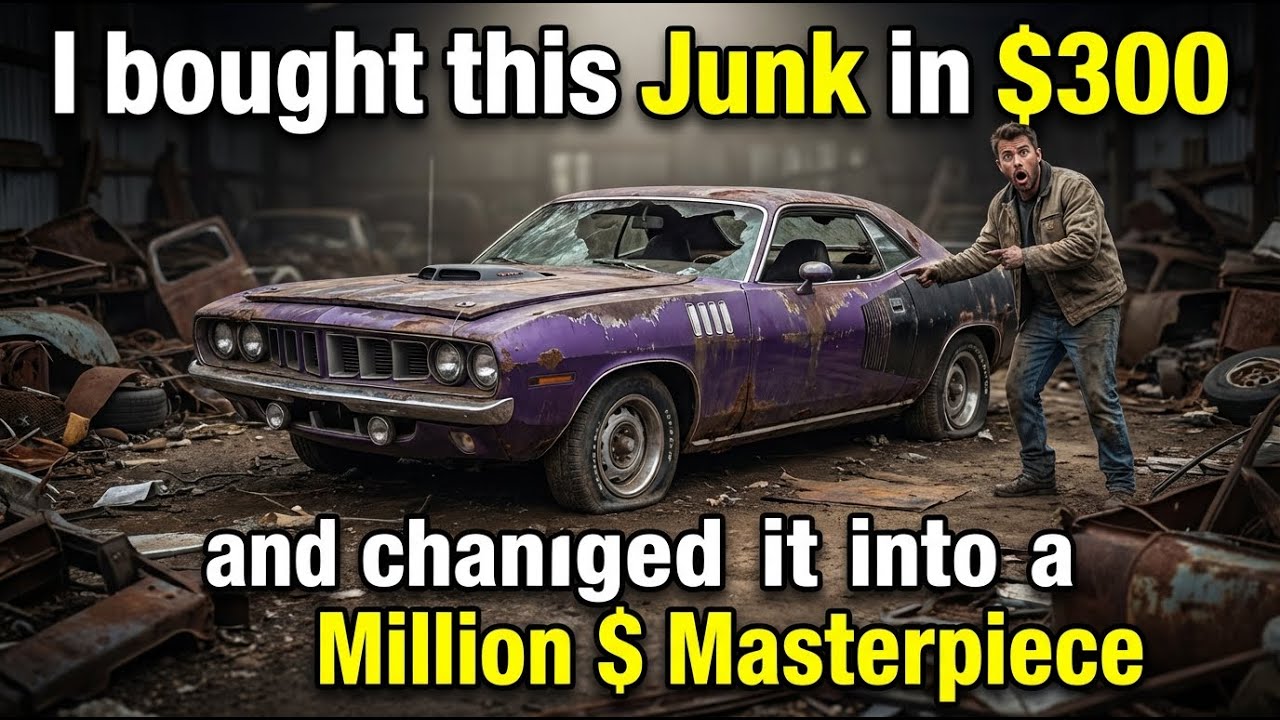 ASMR Car Restoration | 1971 Plymouth Hemi 'Cuda from Abandoned Condition to Looking New