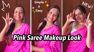 Easy Saree Makeup Look With Product Names Santoshi Megharaj Simple And Elegant