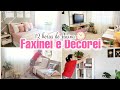 FAXINA/DECORAÇÃO NA SALA/QUARTO LIMPO/TROQUEI ROUPAS DE CAMA/CAMA POSTA DA SEMANA||Flavilene Azevedo