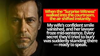 When the “Surprise Witness” walked into the courtroom — my wife and her lawyer went white