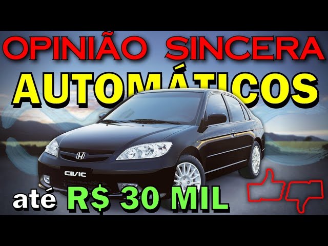 SUGESTÃO de CARRO AUTOMÁTICO Até 30 Mil Reais! Primeiro Carro Automático! # automatico #cvt #corolla 