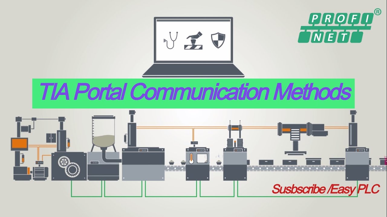 TIA Portal Communication Methods - YouTube