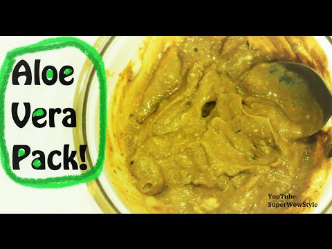 Aloe Vera Face Pack Hair Mask Bridal Skin Care Series Spotless Glowing Skin Silky Hair Youtube