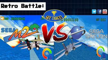 Sky Target Arcade(Sega Model 2) vs Sega Saturn