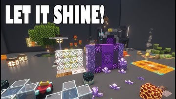 Let it Shine!  Creative Ways to Use Light Blocks #minecraft #thegardenawakens