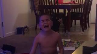 Little Boy Knees Himself in Face - 980829