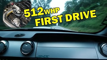 Turbo Mustang First Drive After Tune 512whp