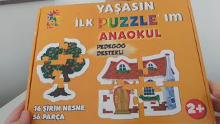 Anaokulu'na Hazırlık Puzzle | İlk Puzzle'ım | Yapboz Oyunu | Eğitici Öğretici Oyunlar |Çocuk Videosu screenshot 5