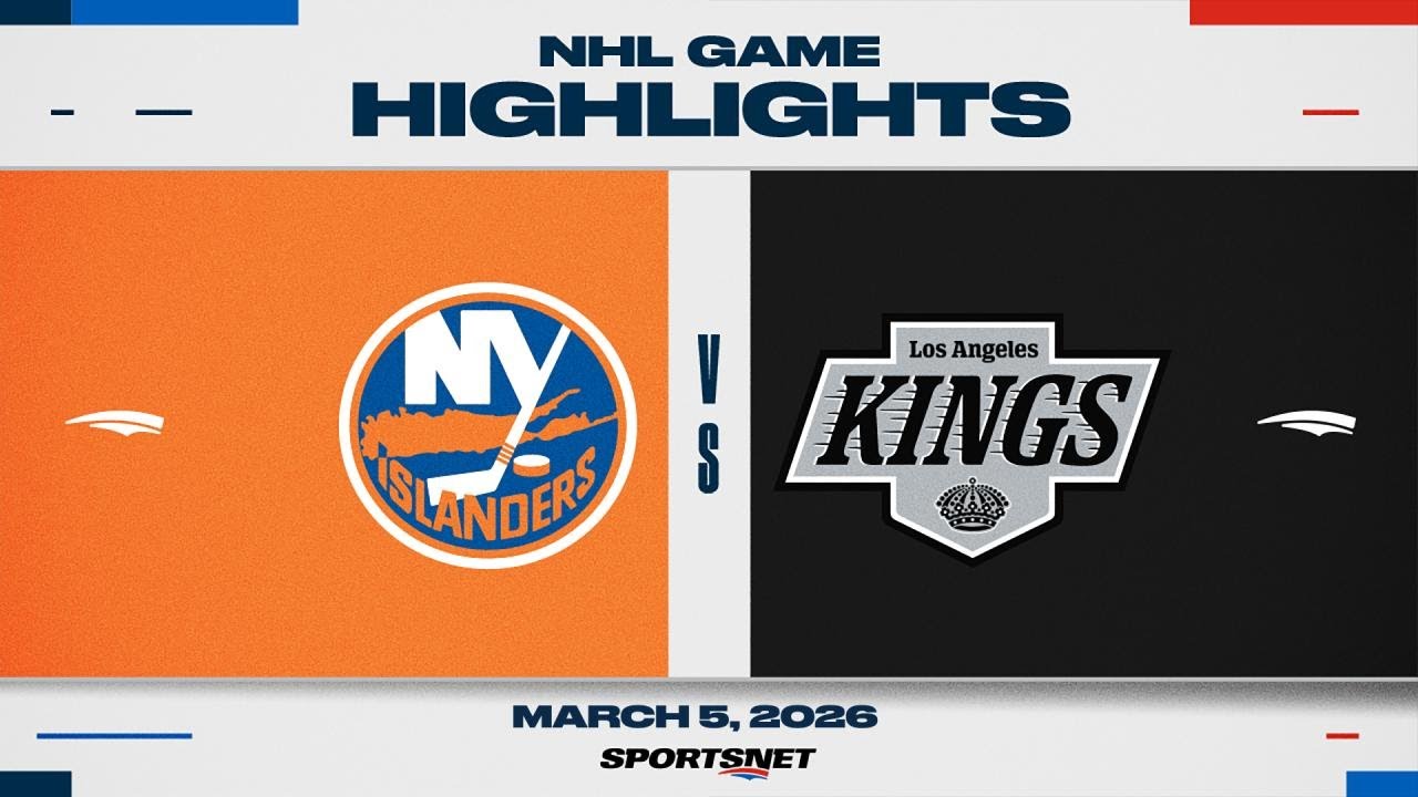 NHL Highlights | Islanders vs. Kings - March 5, 2026
