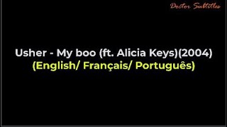 Usher My Boo ft Alicia Keys  English Franais And Portugus S 38