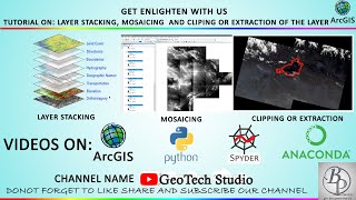 Mosaicing in GIS || Extraction of AOI || Preprocessing Part For Image Classification||GeoTech_Studio screenshot 5