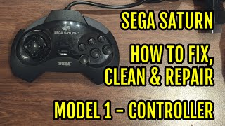 How to Fix Repair and Clean a SEGA Saturn model 1 Controller - YouTube