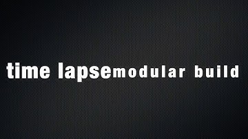 time lapse modular build - Doepfer A-100