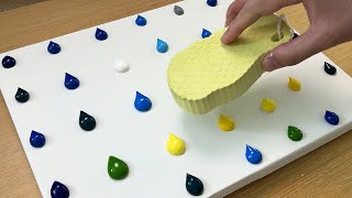 Famous Sponge Painting Technique for Beginners / Easy Acrylic Painting Profile