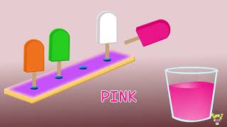 Learning Colors with Ice Creams | Nursery Rhymes | Bubbly Dots screenshot 2
