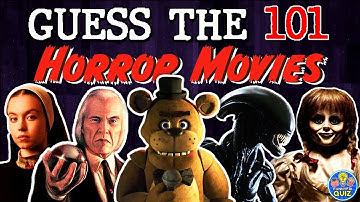 Guess "THE 101 HORROR MOVIES" QUIZ! 🎃🎬 | HALLOWEEN SPECIAL| CHALLENGE/ TRIVIA