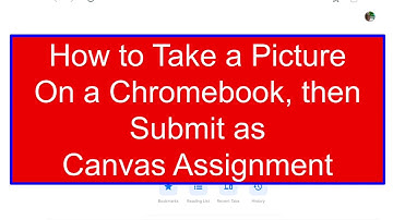 Using a Chromebook to take a Picture, then Submitting it for a Canvas Assignment