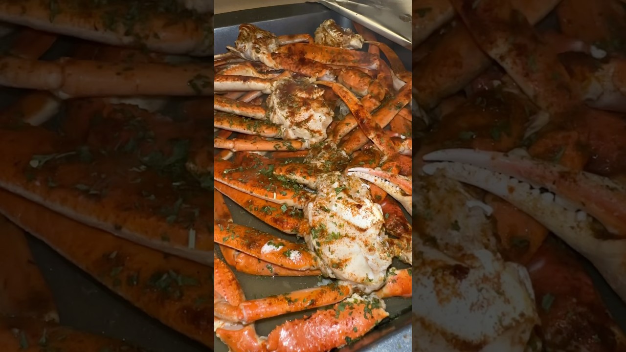 Easy Steamed crab legs at home 