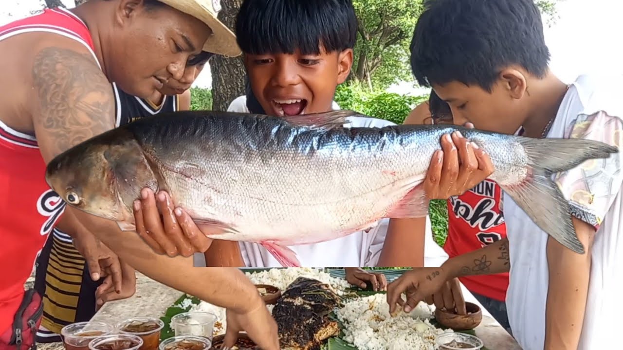 ROAD COOKING MUKBANG/ISDANG CANDABA SILVER FISH.INIHAW - YouTube