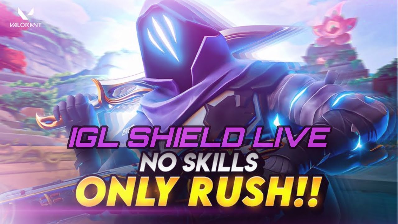 valorant funny rank push WITH IGL SHIELD. 