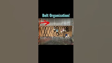 How to Organize Your V-Belts! Inexpensive & Easy! #facilitiesmaintenance