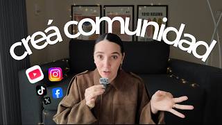 How to build a real COMMUNITY on social media (even if you're just starting out)