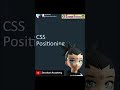 CSS Positioning explained #shorts #csstutorial #zeeshanacademy #webdevelopment