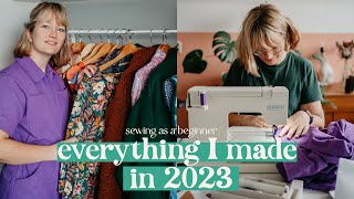 Everything I made in 2023 // sewing (beginner)