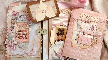 Altered File Folder "Sweet Indulgence Kit" #OLLVT #CrystalsandPearlsKitClub