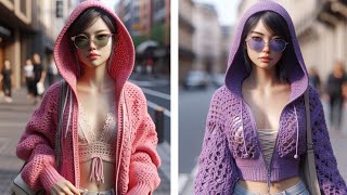 Crochet Chic: Sunglasses and Hoodies Trend | Crochet Ideas 24 #crochet #ideas #fashion