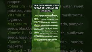 With These Foods You Don’t Need Supplements Anymore