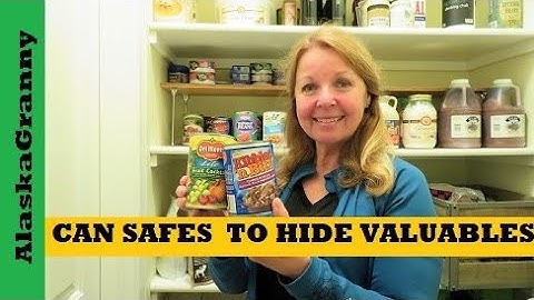 Can Safe - Hide Money Valuables in Plain Sight- Places to Hide Things