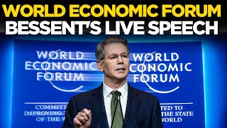BESSENT AT DAVOS LIVE | Full Speech: Sec. Scott Bessent at World Economic Forum