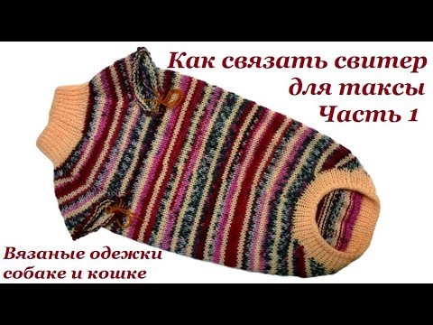 Связать спицами таксу