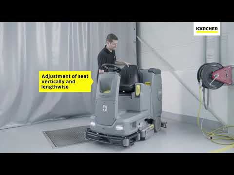 How to use the Kärcher B 110 R scrubber drier : A new generation of