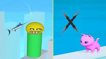 Almost Cut vs Dont Slice The Cats - Very Satisfying And Relaxing ASMR Slicing Game