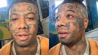Blueface Says His Face Tattoos Have Grown On People & They Now Like It🤔
