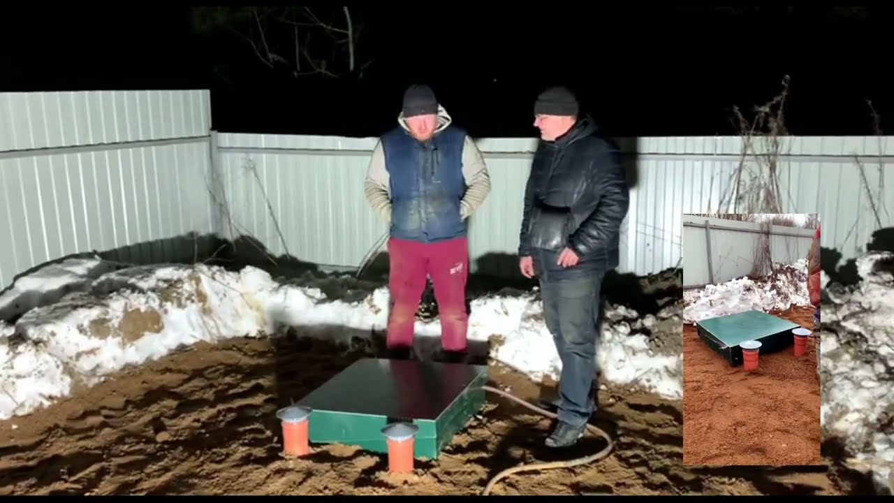 Отзыв об установке погреба Kellari 2 деревня Мухоловка