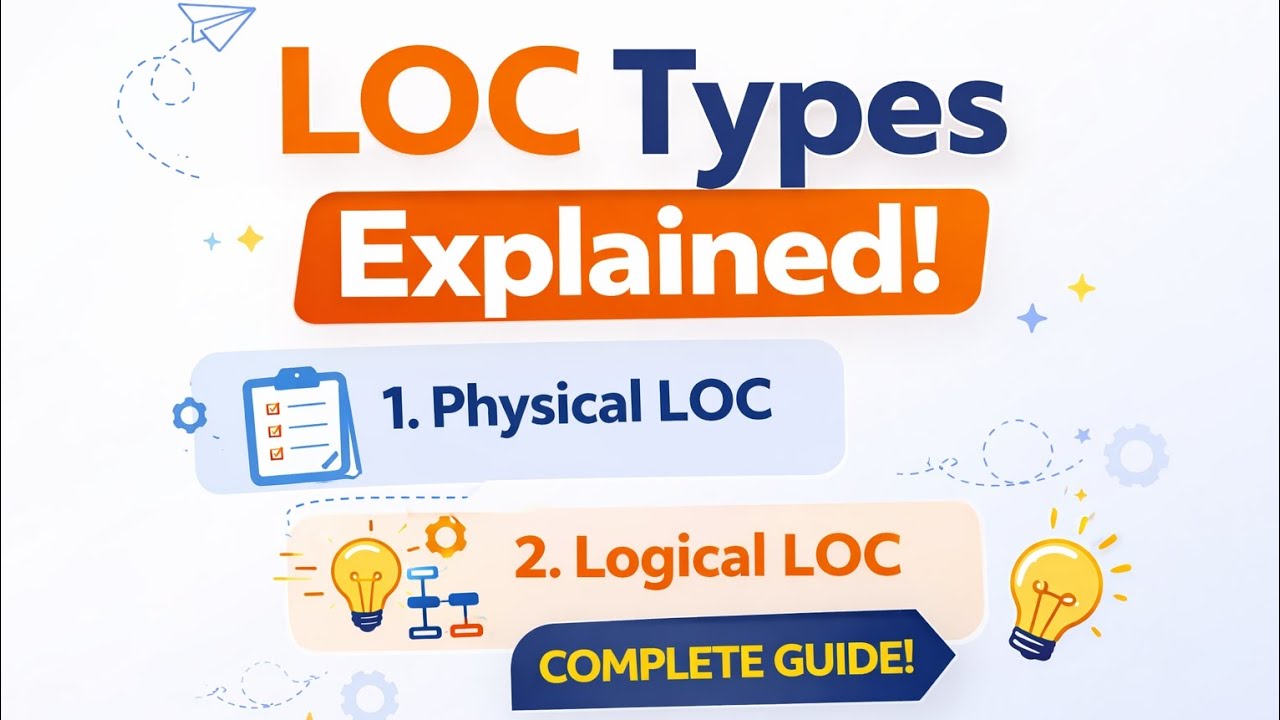 LOC Types Explained 🔥 | Physical vs Logical LOC with Examples - YouTube