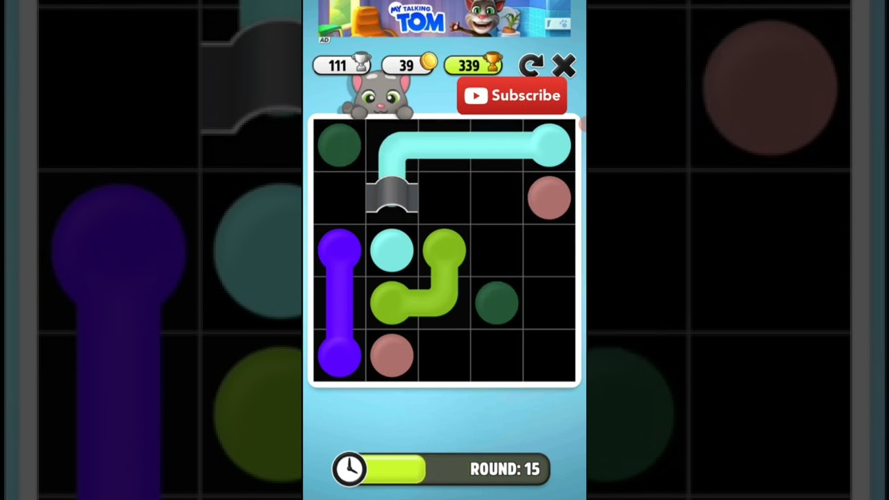 Talking tom connect game.  