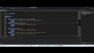 C# 10 .NET 6 - CONTROLLING FLOW - PATTERN MATCHING WITH SWITCH STATEMENT