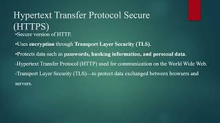 WEB PROTOCOLS