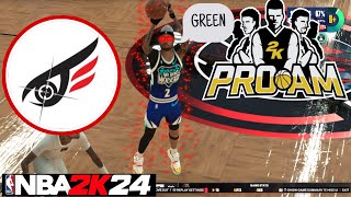 واجهتُ أحد أقوى الفرق في NBA 2K24 في منافسات الـ Pro Am وهذا ما حدث! مباراة جنونية! screenshot 5