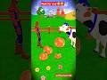 Spider-Man Meets a Funny Cow 😂🐄 | Cartoon Short #youtubeshorts #scaryteacher3d #cow #trending