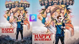 dussehra photo 🔥 editing tutorial || Navratri Photo editing tutorial 2020 in picsart | technicalkasi screenshot 5